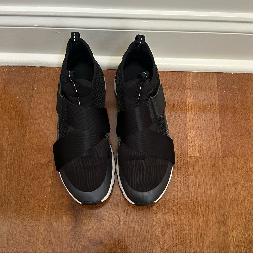 Women Sorel Black Strap Sneakers Size 8.5